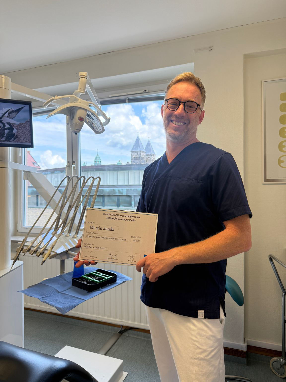 Martin Janda - tandläkare,  specialist och docent i oral protetik i Lund